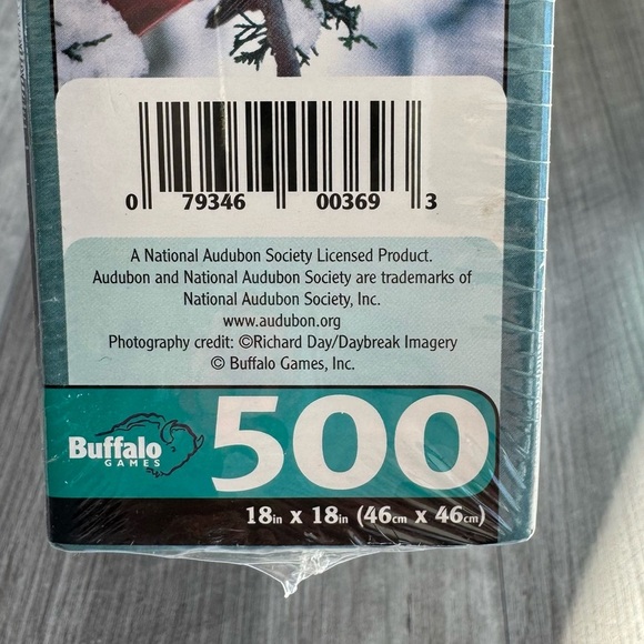 Puzzle AUDUBON CARDINAL NEW - BUFFALO GAMES COLLECTIBLES • New in Box - Picture 3 of 4